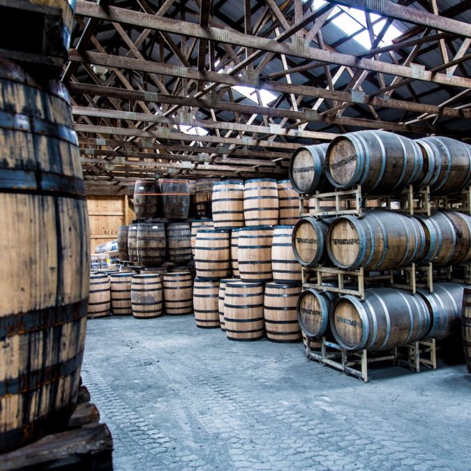 Whistle Pig Whiskey Barrel Room