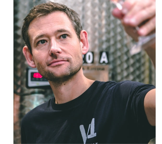 CEO of Black Chalk winery Jacob Leadley