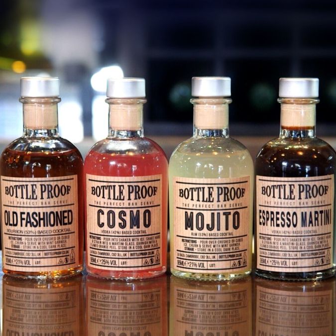 Range of Pre-Mixed Cocktails