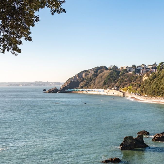 the coastline or torbay, the english riviera