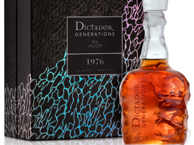 Dictador, generations en Lalique, Colombia Rum