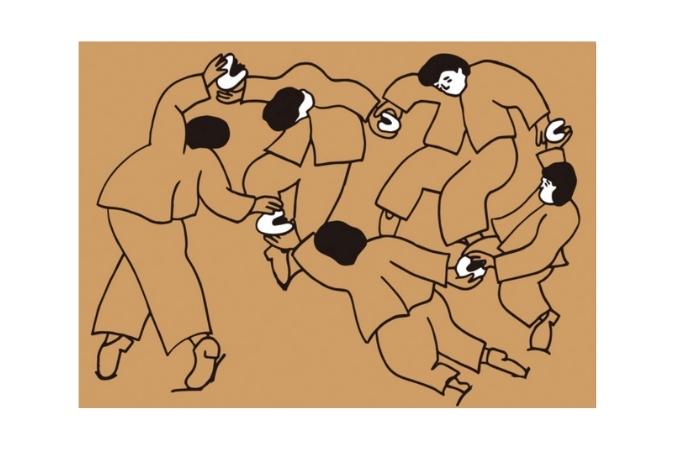 The Dance with BAO Men screenprint gifts for foodies