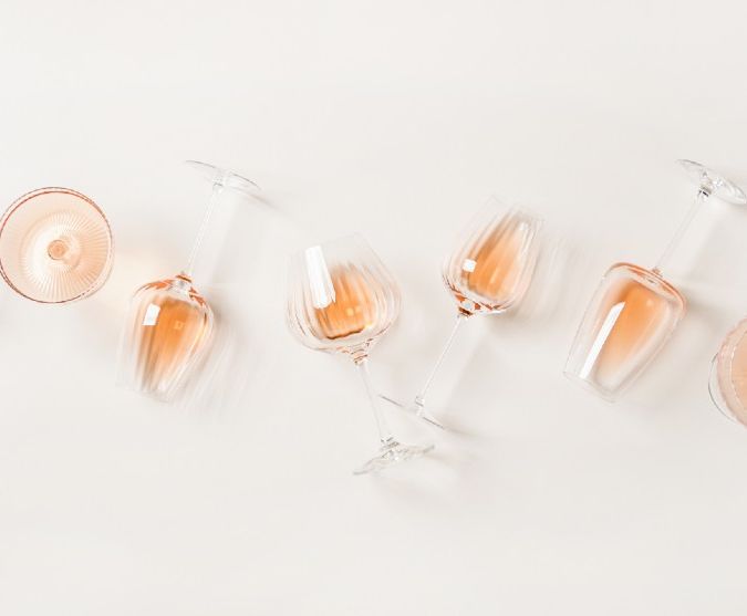 provence rose wine glasses