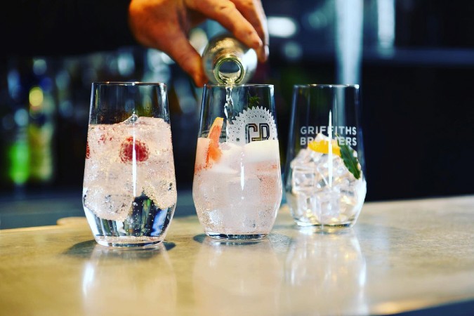 gin and tonic and griffiths distillery