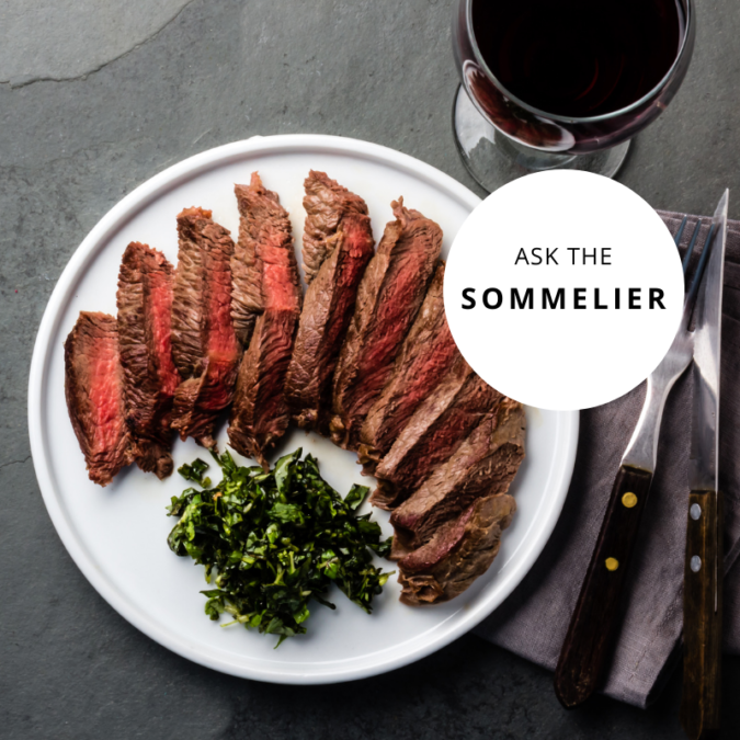 best wine with steak