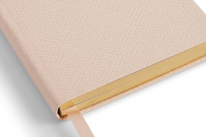 smythson champagne notebook