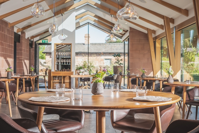 Moor Hall dining room