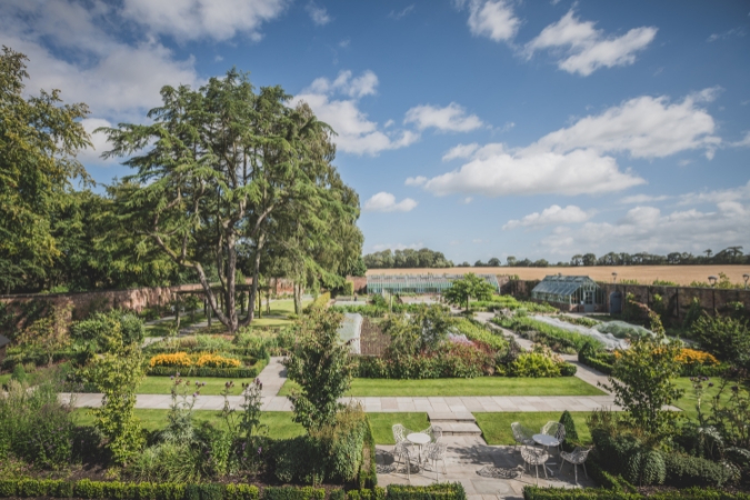 The kitchen garden at Moor Hall