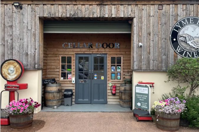 cellar door at lyme bay winery