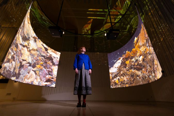 installation at soil at somerset house