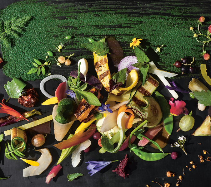 Le Gargouillou, Le Suquet, features produce that changes daily.