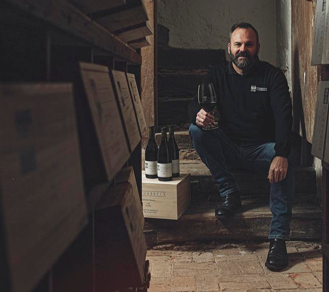 Portrait of Ian Hongell, chief winemaker at Torbreck