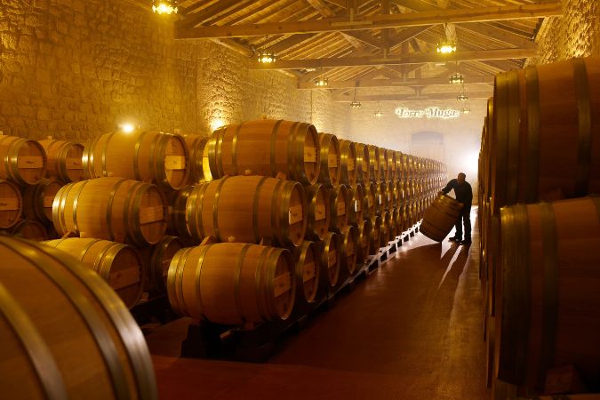 torre muga barrels