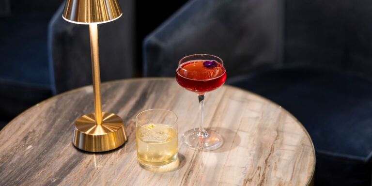 Courvoisier cocktails at Mirror Bar in the Landmark London hotel