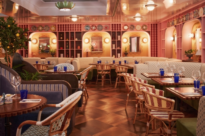 The dining room at Patatino