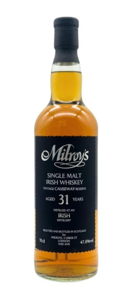 Irish 31-Year-Old Milroy’s Vintage Reserve Black