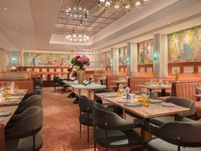 The dining room at Rosi