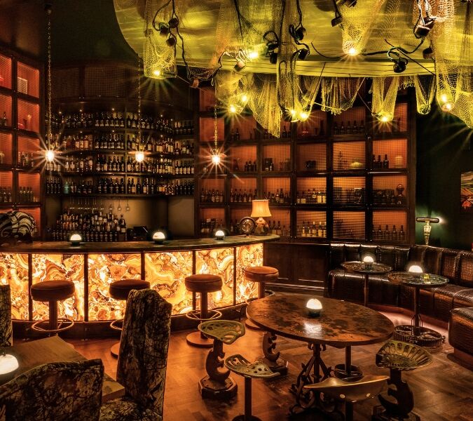 The Islay bar at Ardbeg House hotel