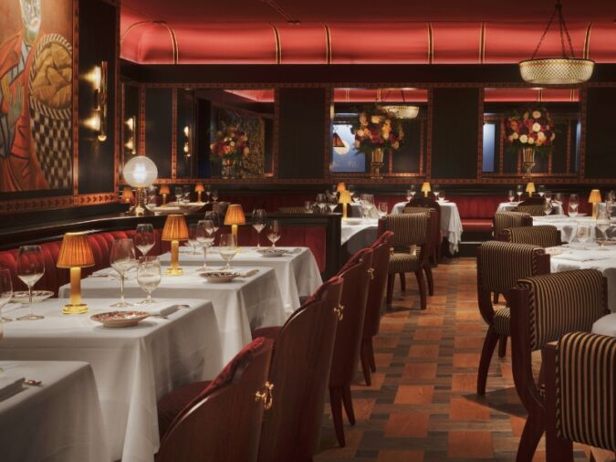 Inside Carbone restaurant in London