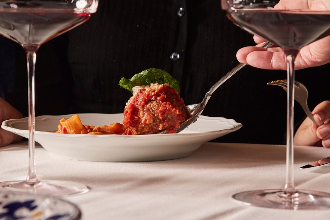 Meatballs at Carbone