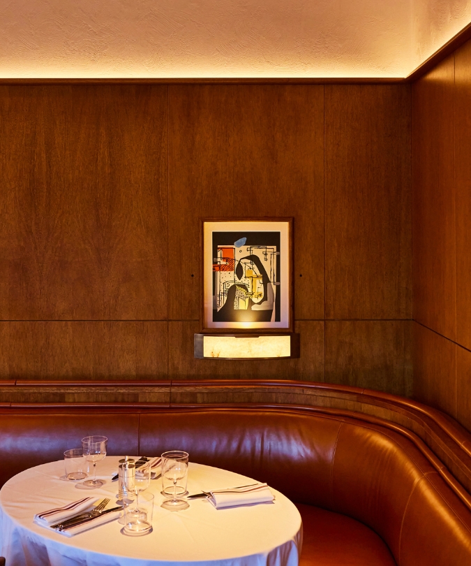 Corner table at The Park