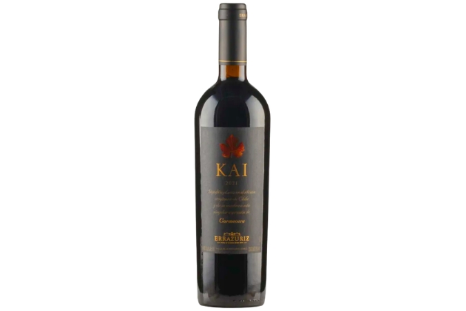 A bottle shot for Kai Carmenere