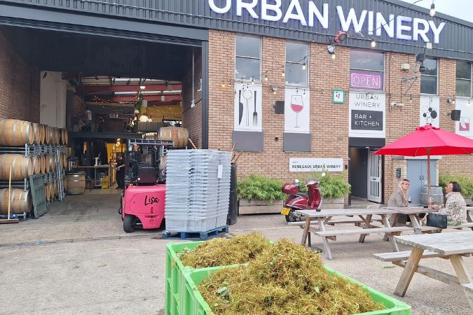 The exterior of Renegade Urban Winery