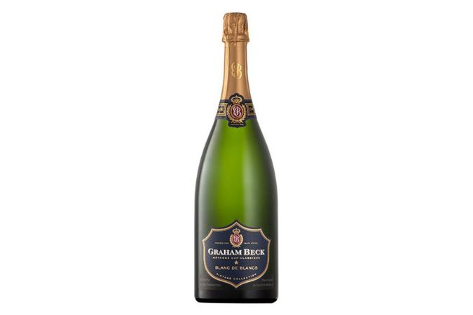 graham beck blanc de blancs bottle