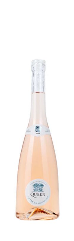 queen cotes de provence rose bottle