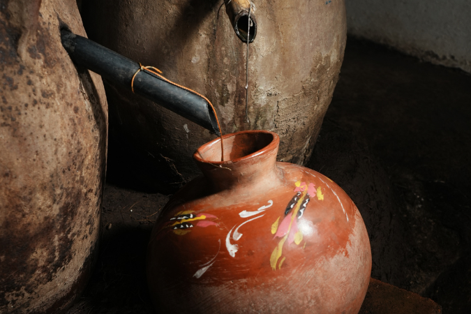 mezcal made using the ancestral method at Zacal