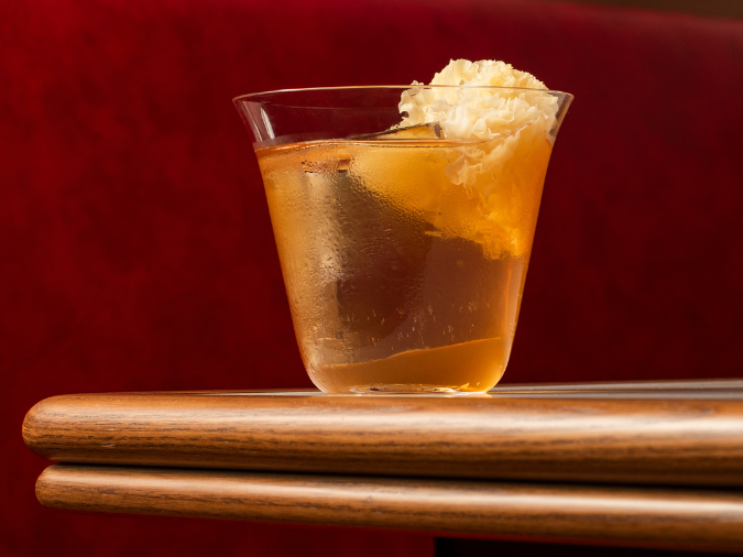 Hong Kong bar Kinsman Papaya Van Winkle cocktail