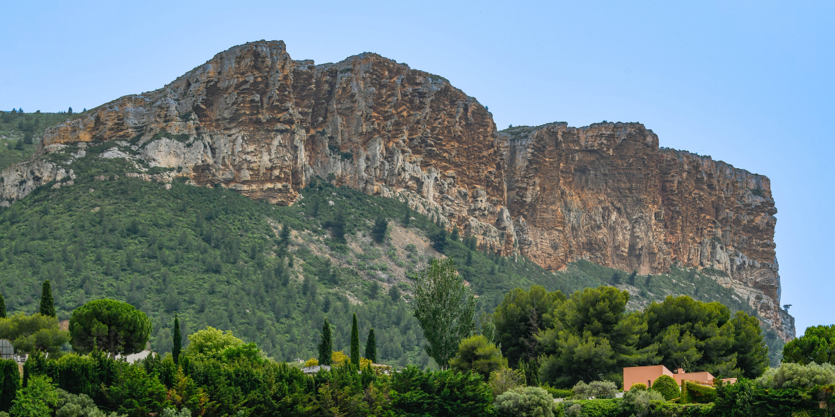 France, Cassis, Vineyard Domaine du Bagnol, AOC Cassis stock photo