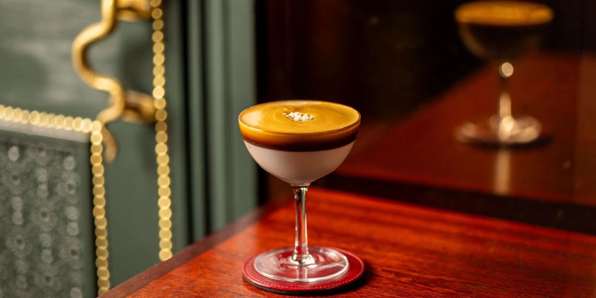 delhi dalgona cocktail at gymkhana las vegas