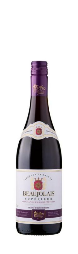 sainsburys taste the difference beaujolais superier bottle