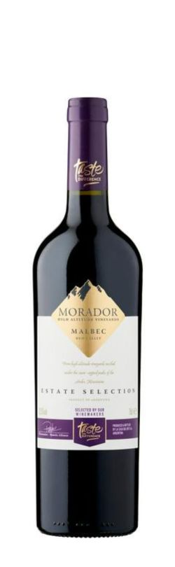bottle of sainsburys taste the difference high altitude malbec