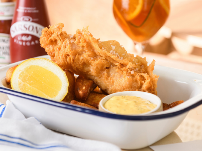 Dame New York fish and chips