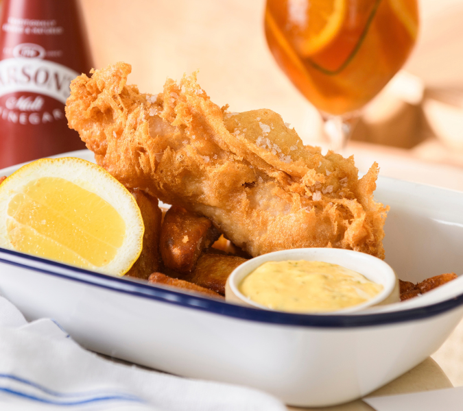 Dame New York fish and chips
