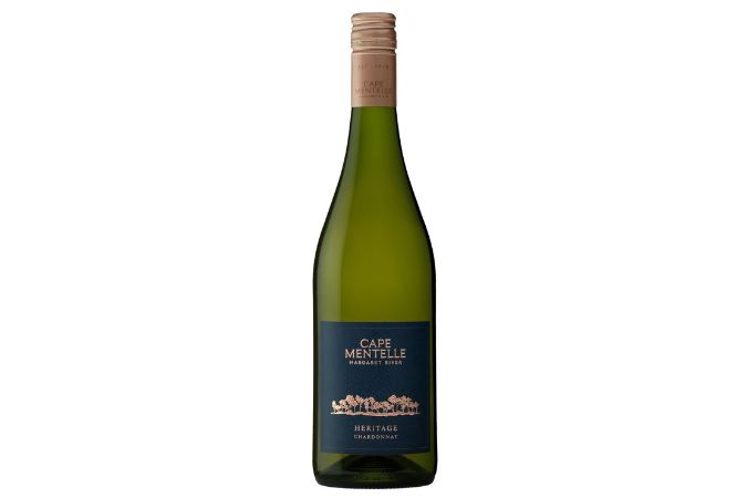cape mentelle heritage chardonnay wine bottle