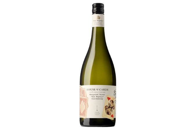 margaret river house of cards the royals chardonnay wine bottle